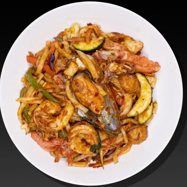 Spicy Stir Fry Noodle.