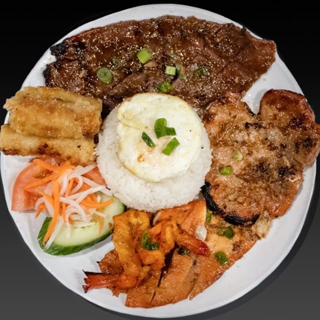 Combo Rice Plate.