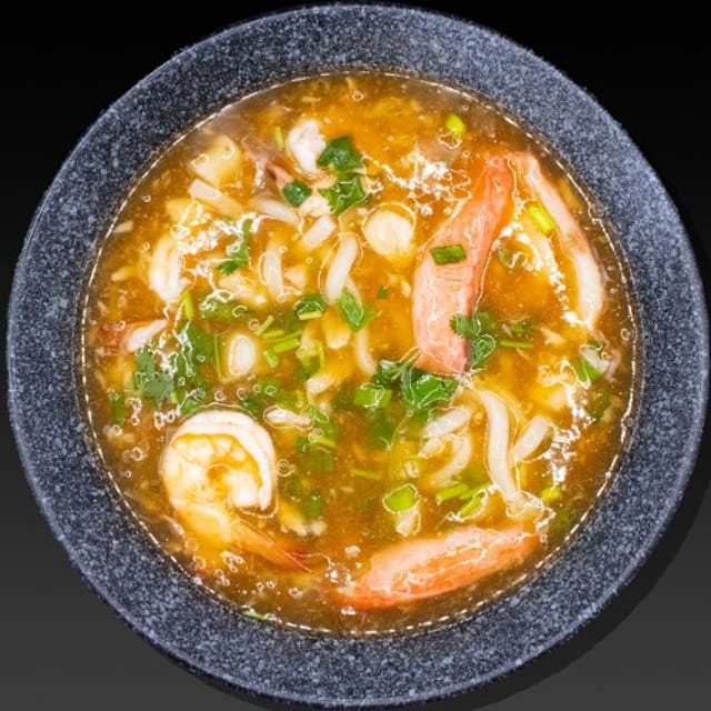 Vietnamese Crab, Shrimp and Scallop.