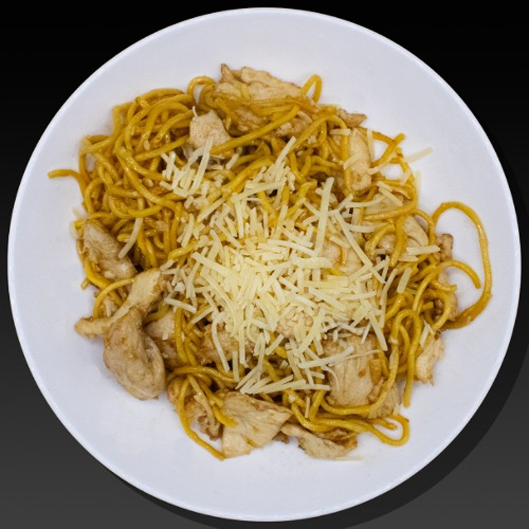 Delicious Garlic Noodles Await